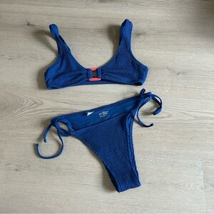 Aerie Blue Sporty Bikini Set